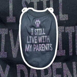 Handcrafted Funny dog shirt, Dog‎ apparel, Dog Clothing, Funny Dog Tshirt medium